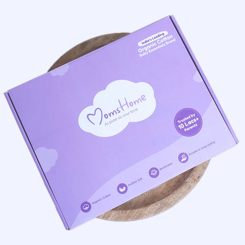 Organic Cotton New Born Baby Hospital Bag Kit | 0-6 Months | 19 Items | Lemon