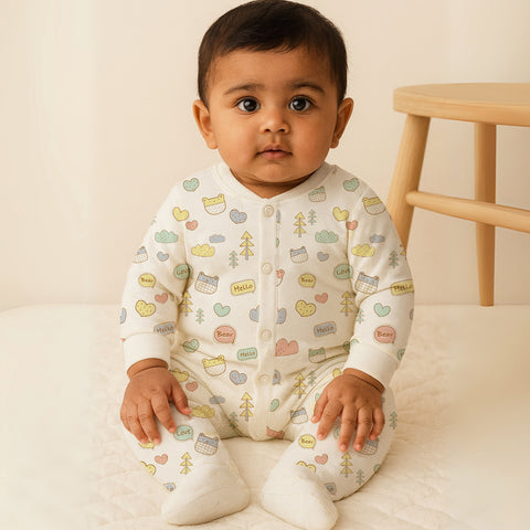 Baby Home Coming Outfit Set | Baby Shower Gift Hamper | Baby Essential Clothes Set | Joyworld | 0-3 Months | Pack of 7