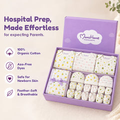 New Born Baby Essentials Gift Combo Box -0-6 Months- 35 Items