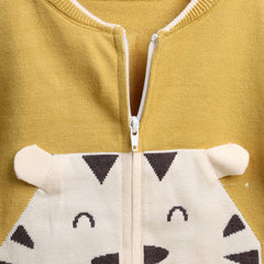 Winter Warm Woollen Full Sleeve Sweater For Baby | Tiger | Pack of 1
