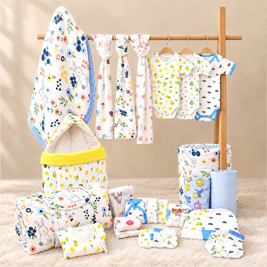 New Born Hospital Bag Essentials Combo-0-6 Months- 39 Items