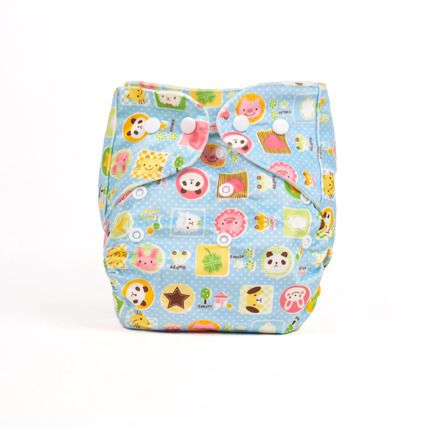Baby Reusable Cotton Printed Pocket Diapers With 1 Inserts - Pack of 1 Panda