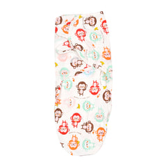 Baby Swaddle Adjustable Infant wrap- 0-3 Months - Monkey