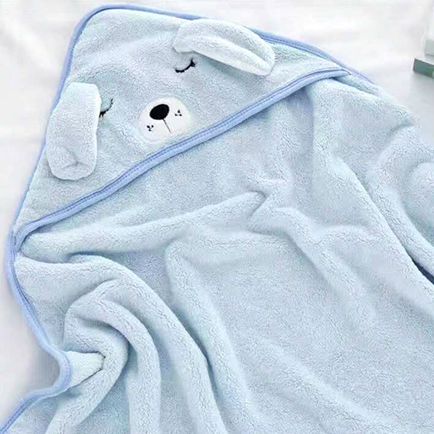 Designer Hooded Bath Towel | Blue