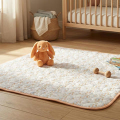 Organic Muslin Baby Play Mat | Soft Cotton Baby Floor Mat for Newborns & Toddlers | Washable & Skin-Friendly Playmat | 100x100 CM