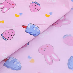 Baby Diaper changing Mat/ Sleeping Mat-4 Sheets| 0- 6 Months | Mixed - Pink