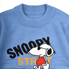 Organic Cotton Unisex Baby Winter Sweaters - Blue