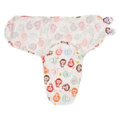 Baby Swaddle Adjustable Infant wrap- 0-3 Months - Monkey
