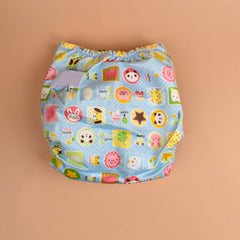 Baby Reusable Cotton Printed Pocket Diapers With 1 Inserts - Pack of 1 Panda