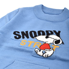 Organic Cotton Unisex Baby Winter Sweaters - Blue