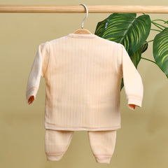 Winter Warm Full Sleeve Co-ord Sets For Baby | Cotton Baby Clothing Set | Elephant | Set of 1