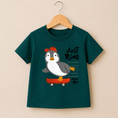 Organic Cotton Baby Half Sleeve T-Shirts for Boys & Girls | Printed Round Neck Summer Wear T-Shirt for Baby Boys & Girls | Comfortable Infant Baby Wear & Toddler Clothing | Pack of 1