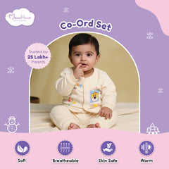 Winter Warm Full Sleeve Co-ord Sets For Baby | Cotton Baby Clothing Set | Candy | Set of 1