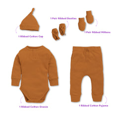Baby Essential Gift Set | Baby Clothing Gift Combo | New Born Baby Clothing Set | Pack of 5