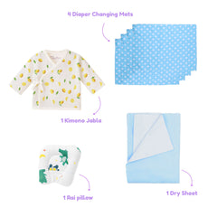 New Born Baby Essentials Gift Combo Box -0-6 Months- 40 Items
