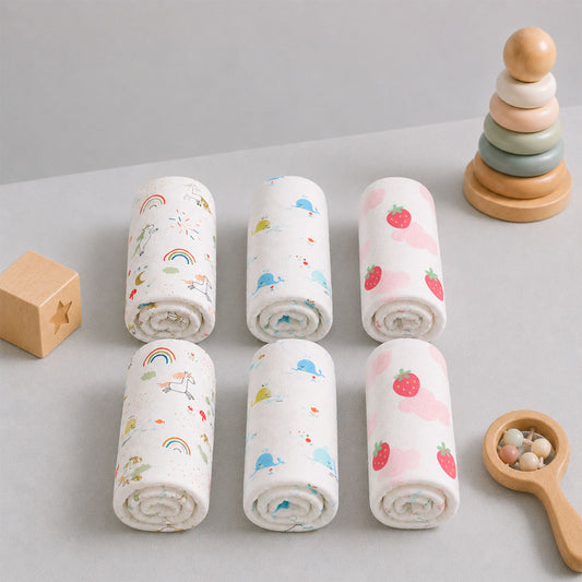 Baby Muslin Napkins | 0-3 Yrs | Buy 3 Get 3 Free