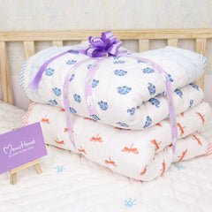 Baby Quilt Organic Cotton | Blanket | 100x150 CM | 0-5 Year | Pack of 1