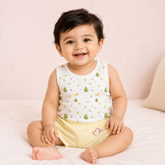 Summer Outfit Set For Boys & Girls | Organic Cotton Sleeveless Top & Shorts For Toddlers | 1-4 Years