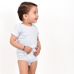Baby Organic Cotton Onesie | Blue Stripe | 6-12 Months | Pack of 1