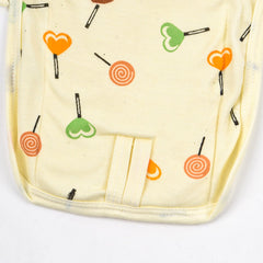 Mom's Home Baby Unisex Printed Cotton Cushioned Nappies Combo-Pack of 3 Mix Design(0-3 Months)