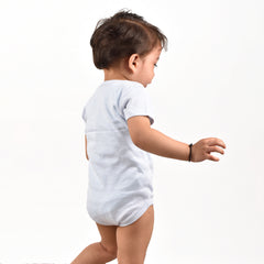 Baby Organic Cotton Onesie | Blue Stripe | 6-12 Months | Pack of 1