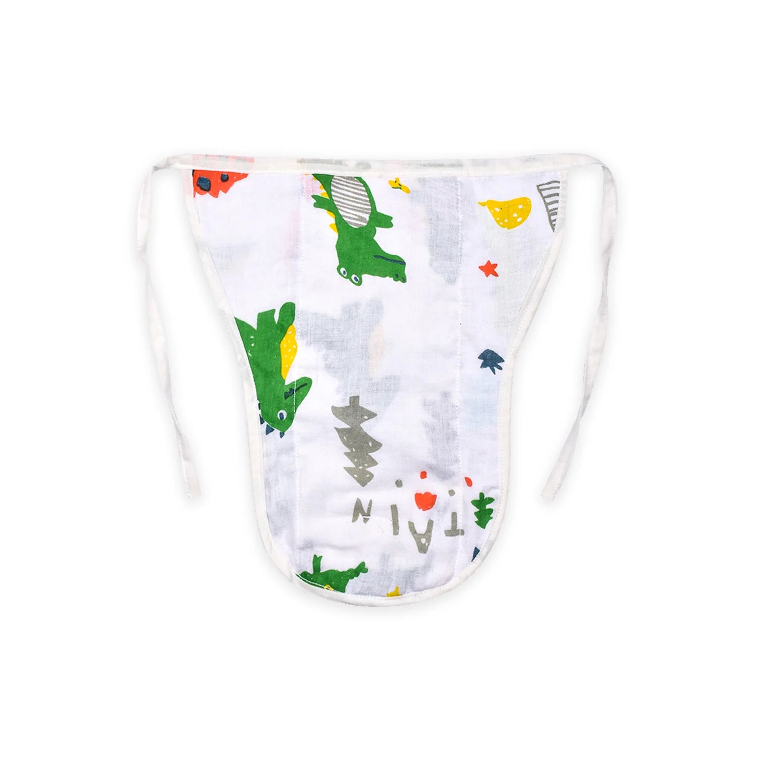Baby Organic Cotton Printed Muslin Nappies Pack of - 5 | Mix Design