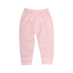 Baby's Warm Unisex Cotton Suit Set - 1 Pajama and 1 Shirt - Pink