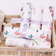 Baby Muslin Swaddle -100x100 cm - Pack of 5 - Animal