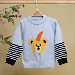 Winter Warm Woollen Full Sleeve Sweater For Baby | Bear | Pack of 1