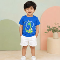 Organic Cotton Baby Half Sleeve T-Shirts for Boys & Girls | Printed Round Neck Summer Wear T-Shirt for Baby Boys & Girls | Comfortable Infant Baby Wear & Toddler Clothing | Pack of 1