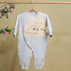 Organic Cotton Full Body Romper For Baby | Whale | Pack of 1