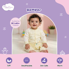 Organic Cotton Full Body Romper For Baby | Pack of 1