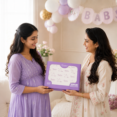 Organic Cotton Baby Essentials Gift Set | Baby Shower Gift Hamper | Baby Clothing Gift Combo | 0-6 Months | Little Heart | Pack of 7