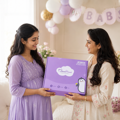 Organic Cotton Baby Essentials Gift Set | Baby Shower Gift Hamper | Baby Clothing Gift Combo | Car | Pack of 10