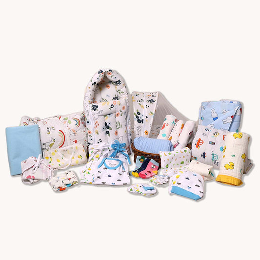 New Born Baby Essentials Gift Combo Box -0-6 Months- 40 Items