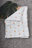 Moms Home Baby Super Soft Absorbent Muslin 6 Layer Towel Cum Blanket - Pack of 1