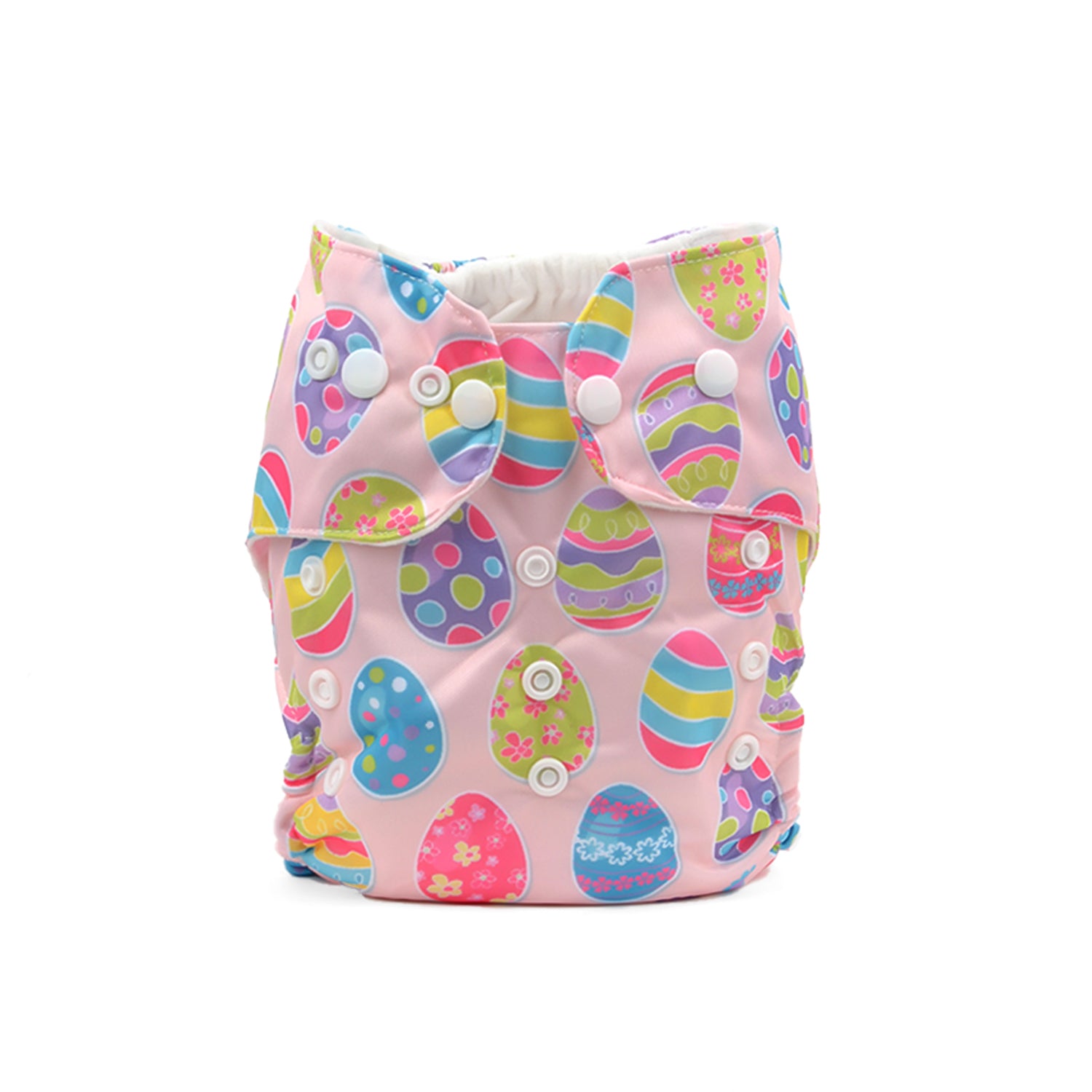Baby Resusable Cotton Printed Pocket Diapers With 1 Insert | 0-12 Months | Pack of 2