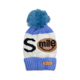 Baby Unisex Woolen Caps | Red & Blue | Smile | Pack Of 2