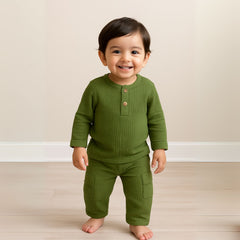 Shirt & Pant Co-ord Set for Kids | Elegant & Comfortable Summer Wear | Organic Cotton Clothing Set | Pack of 1