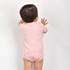 Baby Organic Cotton Onesie | Pink  | 6-12 Months | Pack of 1