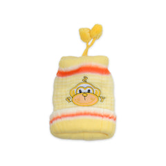 Baby Unisex Woolen Caps | Monkey |Multicolor | Pack Of 3