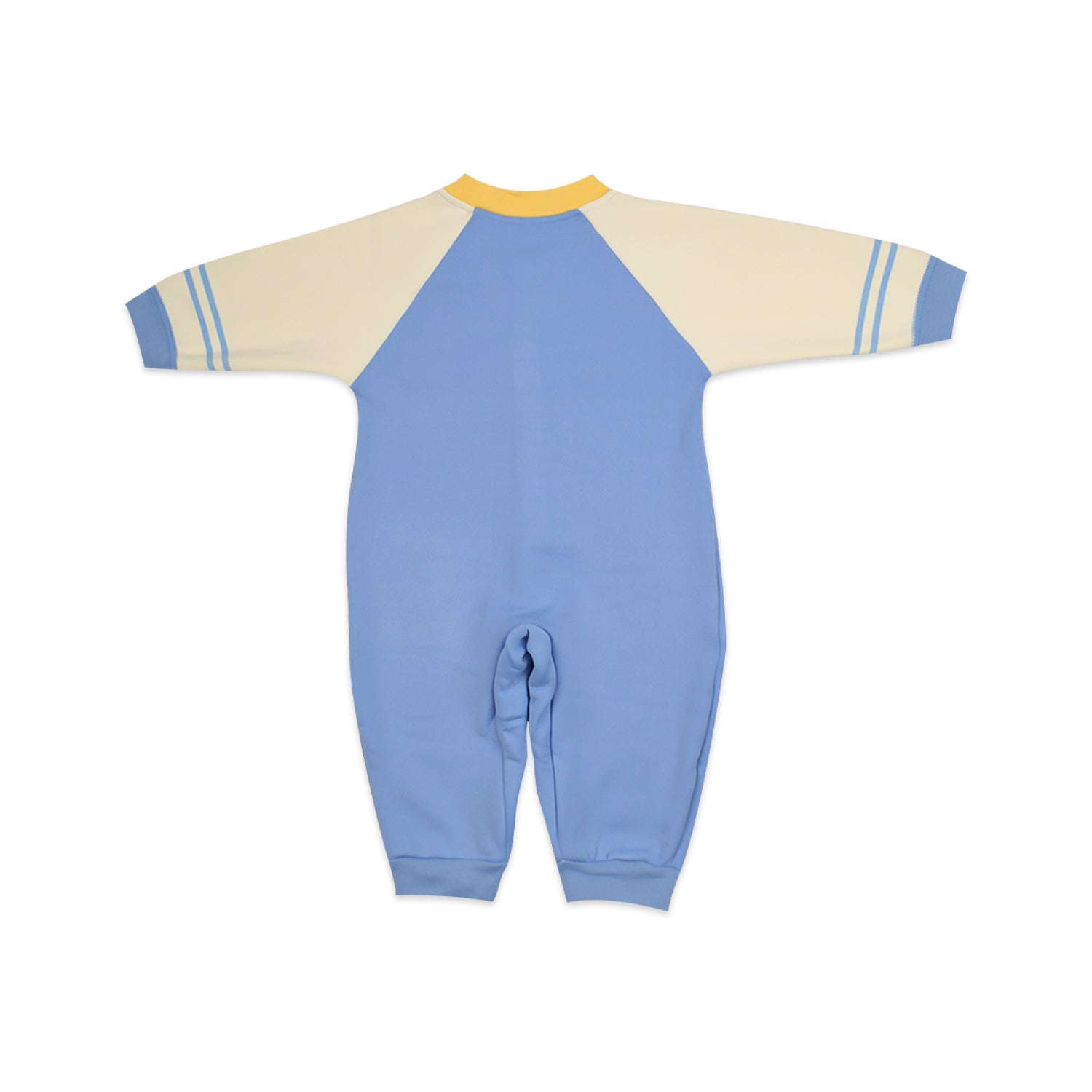 Baby Organic Cotton Baby Full Length Winter Romper | Duck, Blue