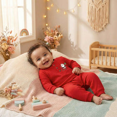 Organic Cotton Full Bodysuit / Baby Romper | Newborn Clothing | 0-3 Months | Pack of 1