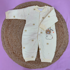 Organic Cotton Full Body Romper For Baby | Bear | Pack of 1
