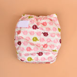 Baby Reusable Cotton Printed Pocket Diapers With 1 Inserts - Pack of 1 Elephant