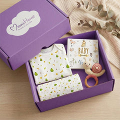 Newborn Baby Home coming Gift Set | New Born Essential Gift Hamper | Pack of 4