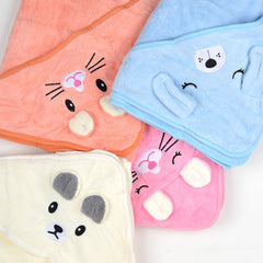 Designer Hooded Bath Towel | Blue