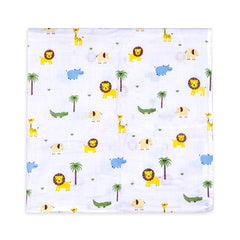 Baby Muslin Swaddle - 100x100 CM - Pack Of 1 Lion