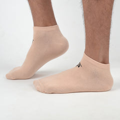 FOOTPRINTS Unisex Solid Cotton Ankle Terry -Length Socks -Pack Of 3