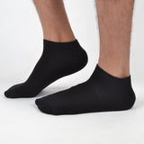 FOOTPRINTS Unisex Solid Cotton Ankle Low -Length Socks -Pack Of 3